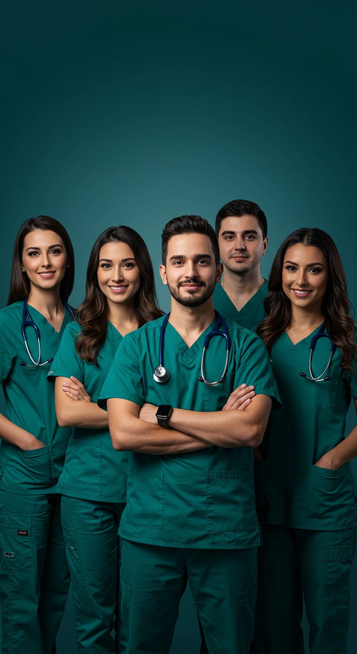 Doctor consulting and reviewing health records